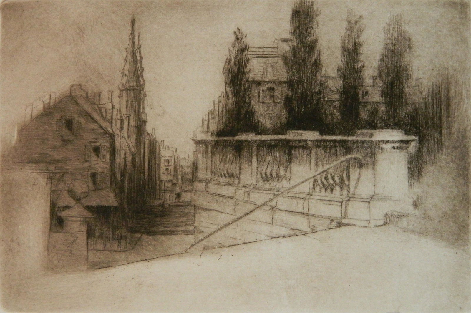 Alexander a. Blum drypoint (1 of 4)