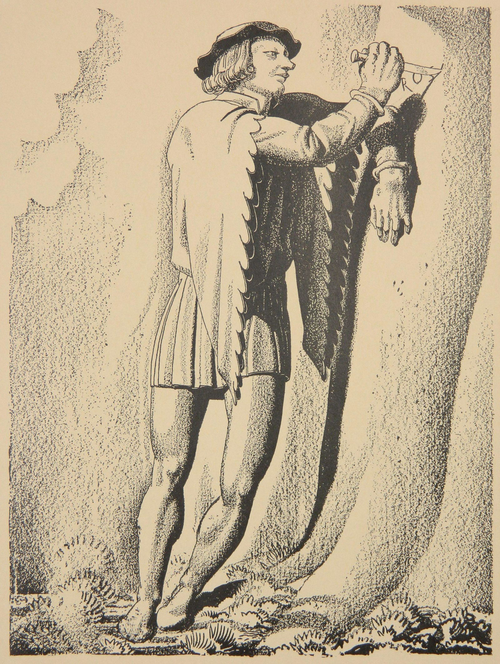 after Rockwell Kent block print (1 of 4)