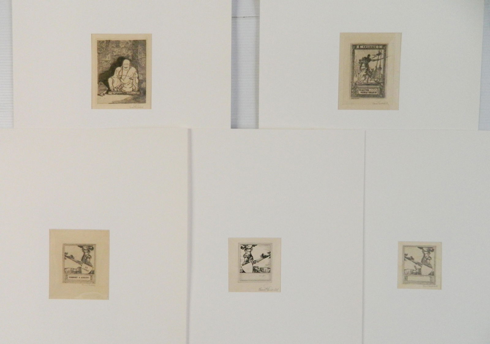 Ernest Melchert 1 drawing and 4 prints (1 of 6)