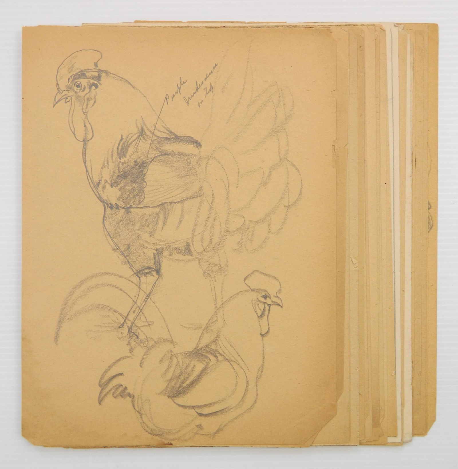 Paul B. Travis 22 graphite sketches (1 of 5)