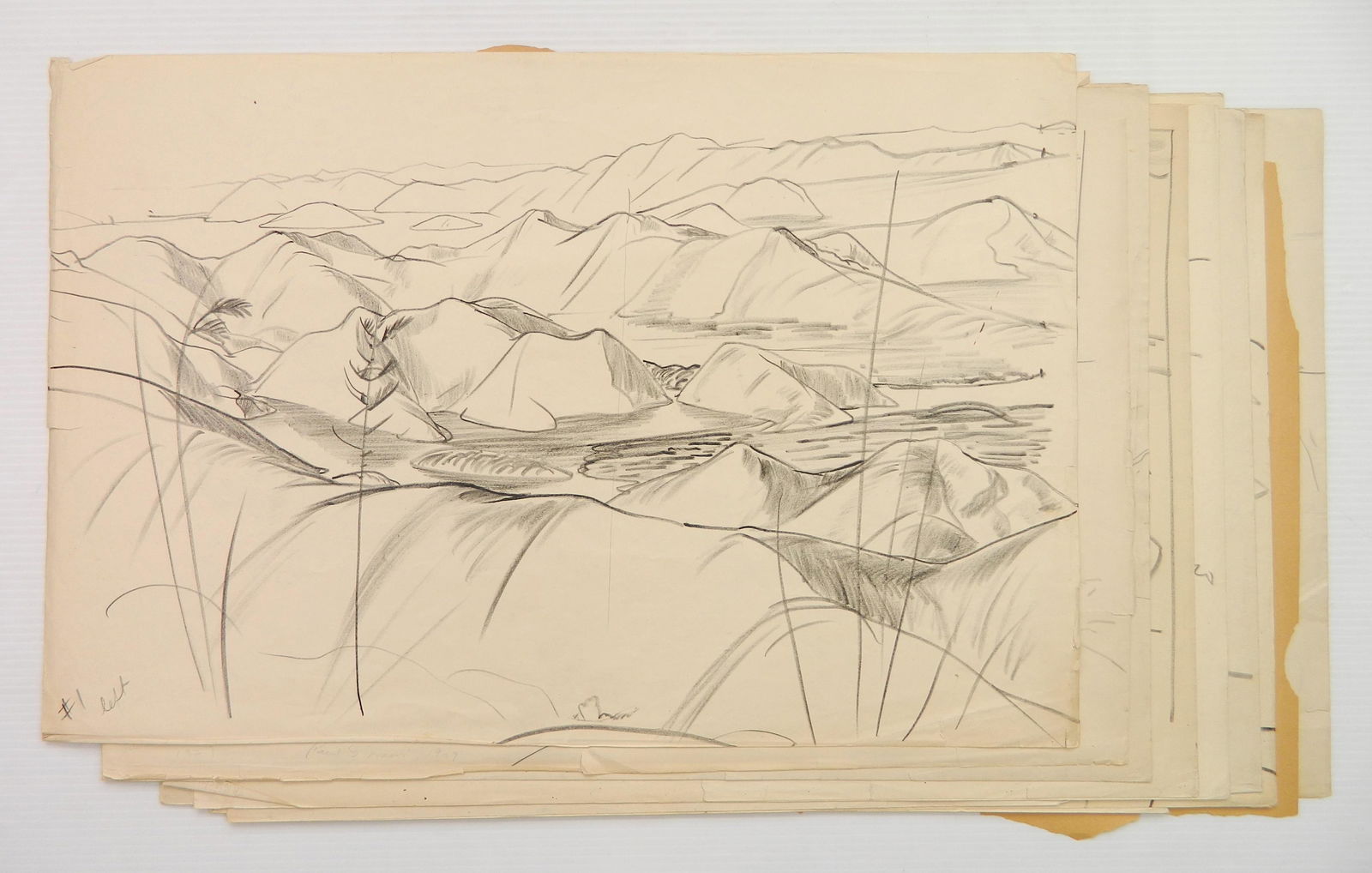 Paul B. Travis 17 sketches (1 of 6)