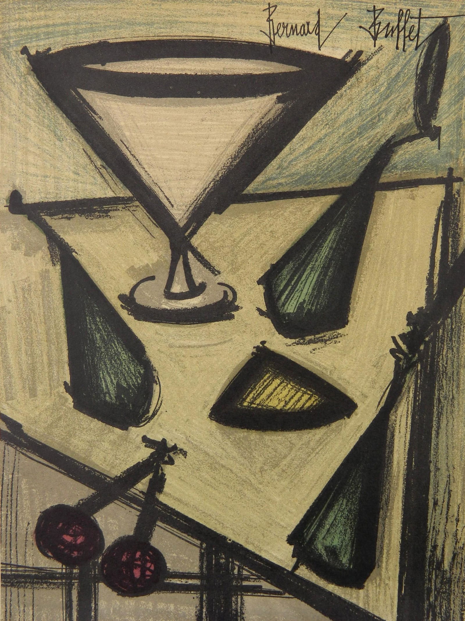 Bernard Buffet lithograph (1 of 4)