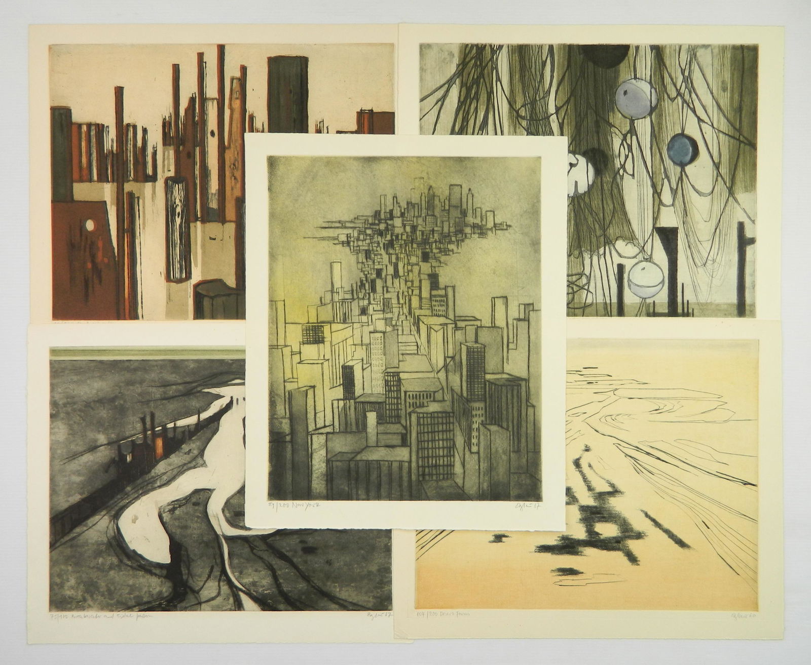 Otto Eglau etchings (1 of 7)