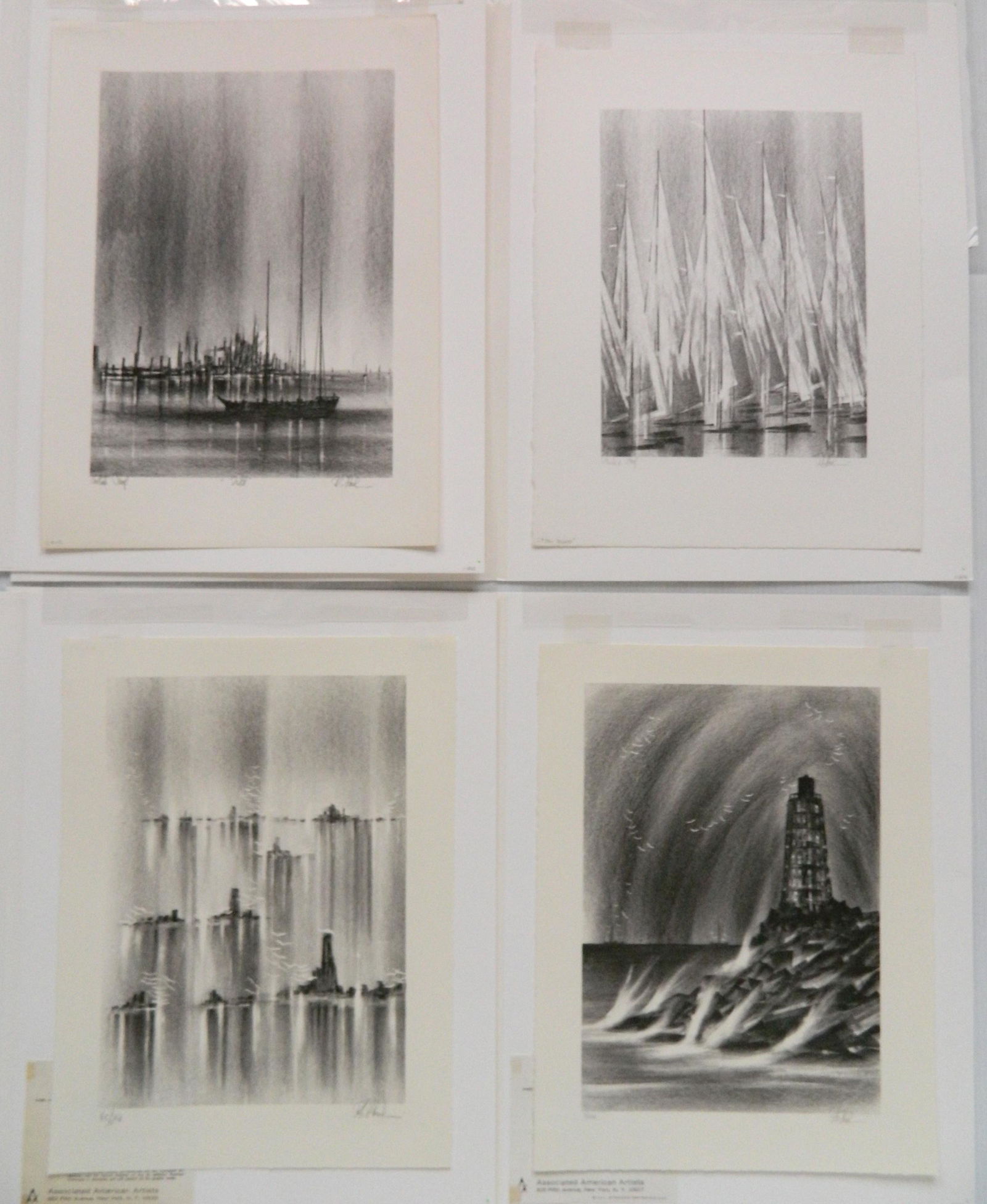4 Richard Florsheim lithographs (1 of 7)