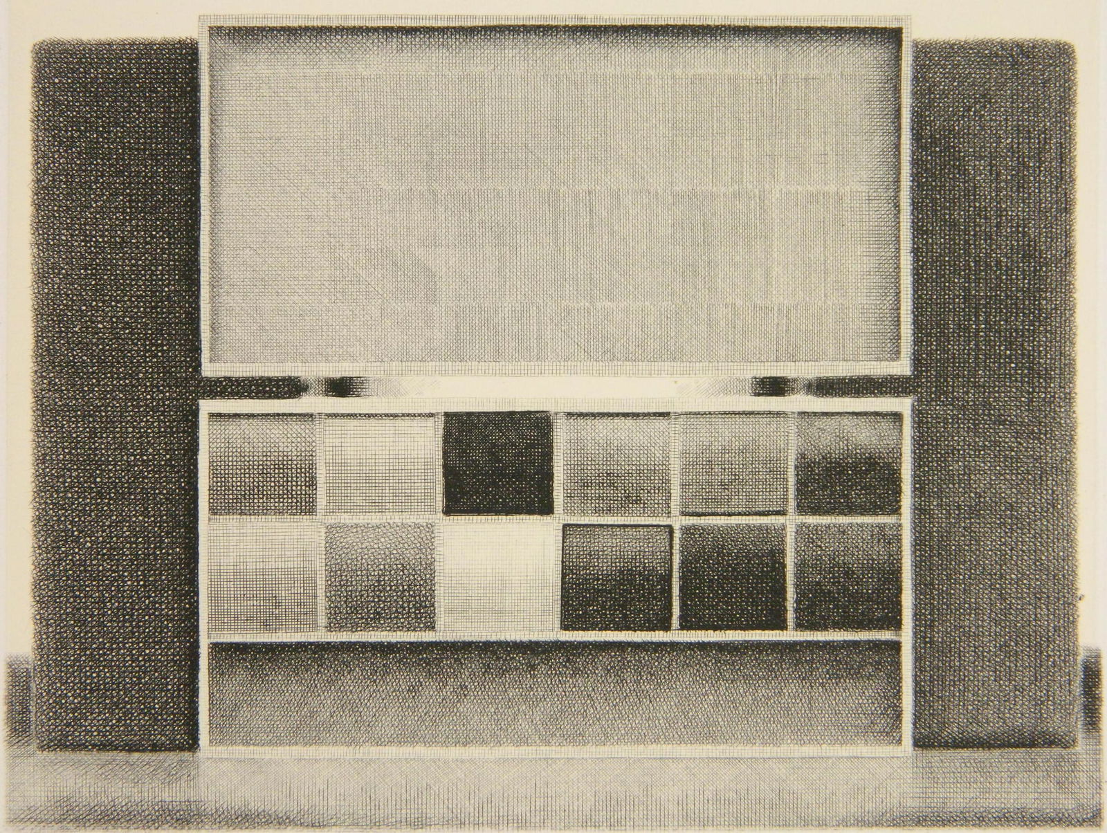 Jacques Muron engraving on chine colle (1 of 4)