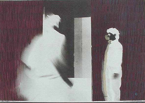 20th c. American School- ''No Joke''- lithograph an