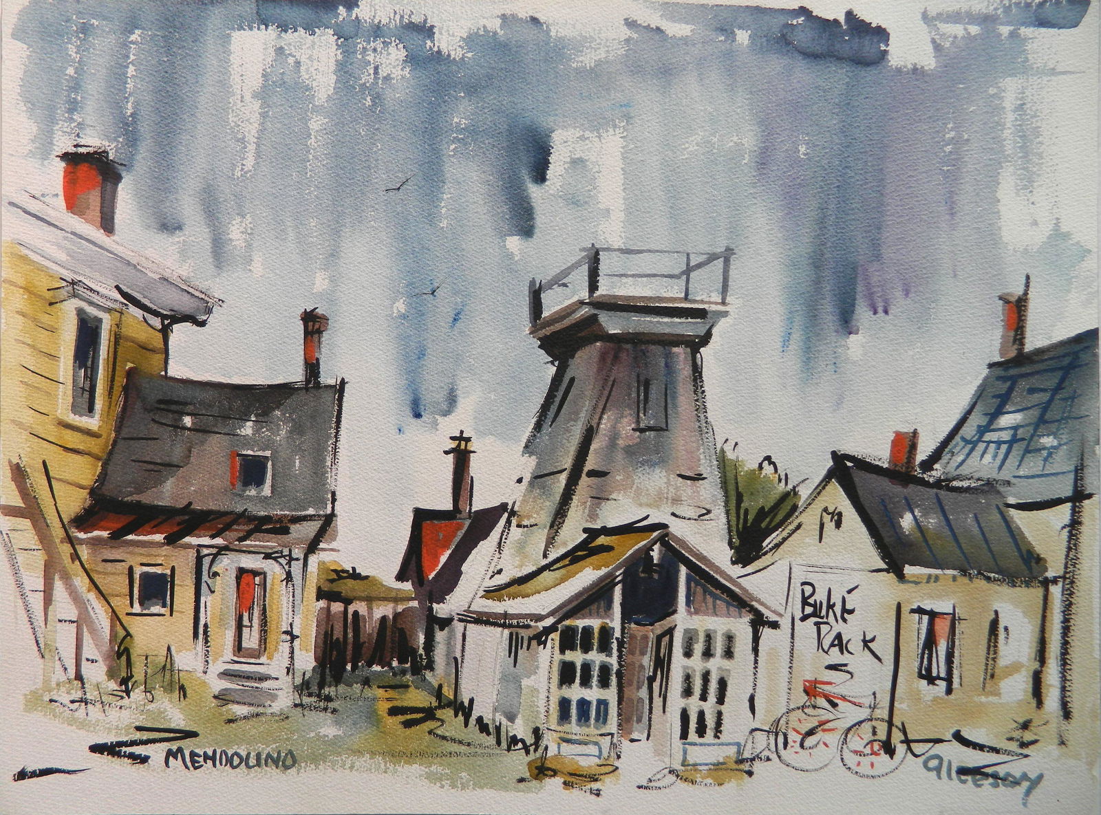 Gerald Gleeson watercolor (1 of 4)