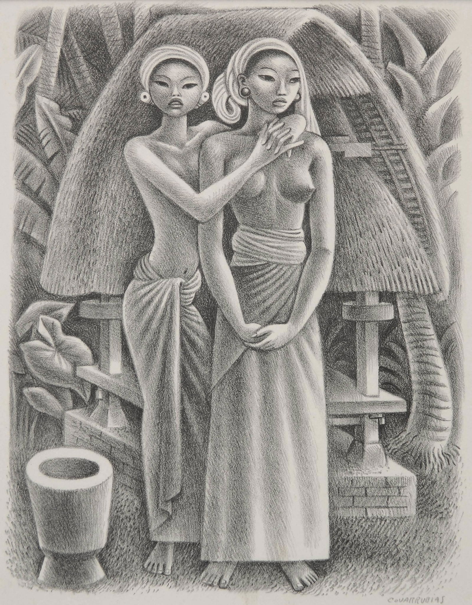 Miguel Covarrubias lithograph (1 of 6)