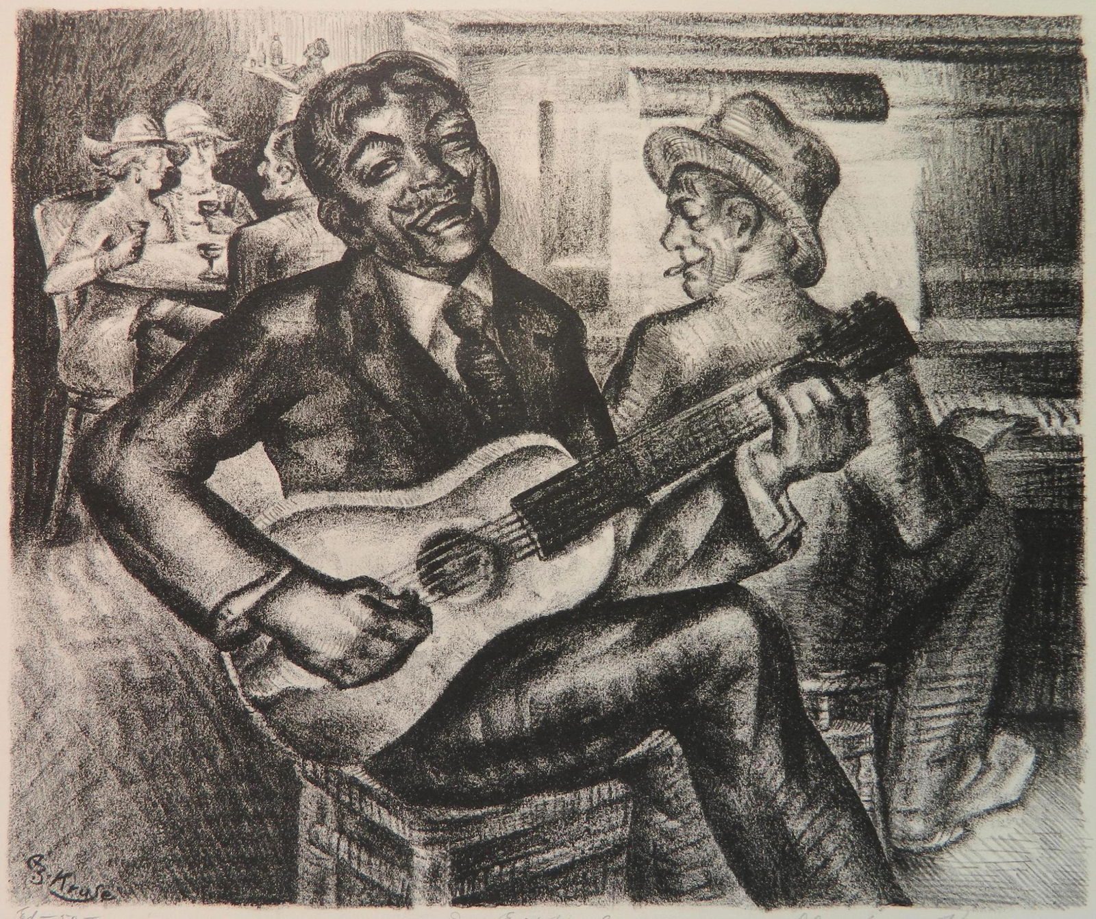 Alexander Kruse lithograph (1 of 4)