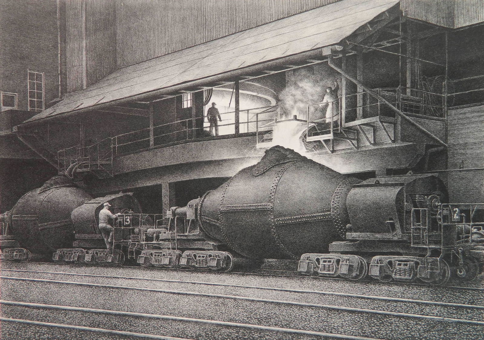 Jackson Lee Nesbitt lithograph (1 of 4)