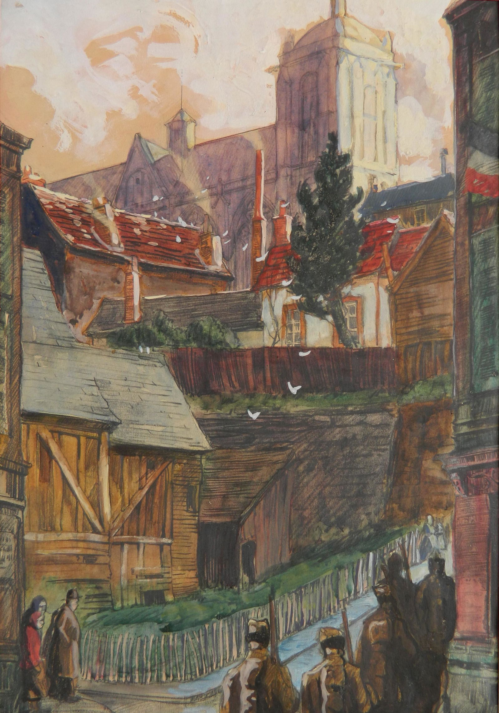 Paul B. Travis watercolor (1 of 4)