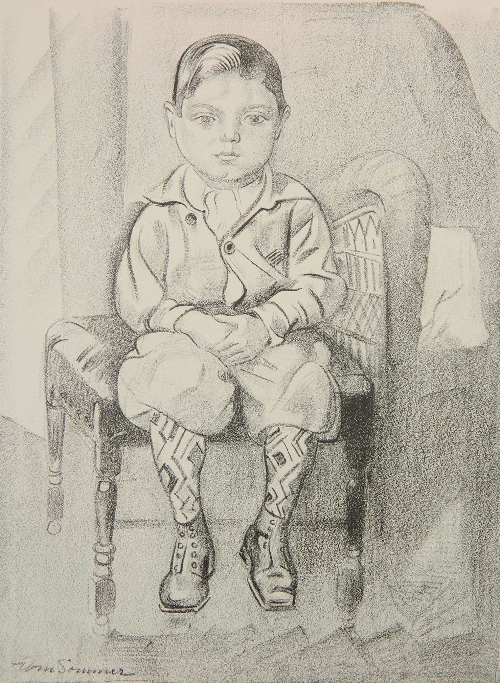 William Sommer lithograph (1 of 4)