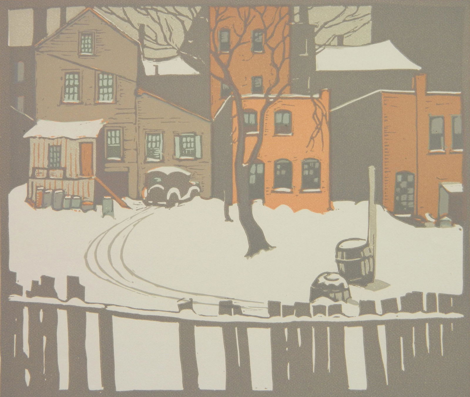 George Adomeit linocut (1 of 4)