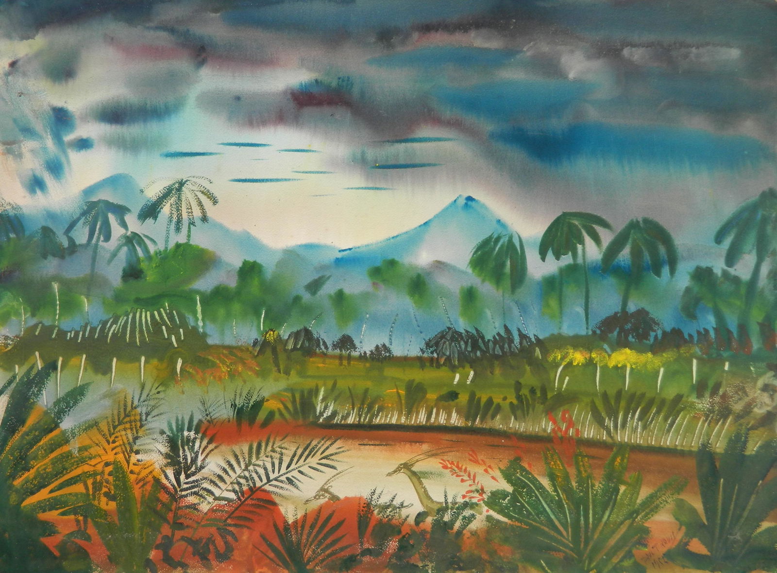 Paul B. Travis watercolor (1 of 5)