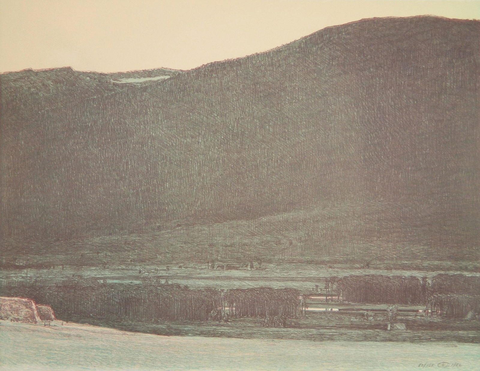 Russelll Chatham lithograph (1 of 4)