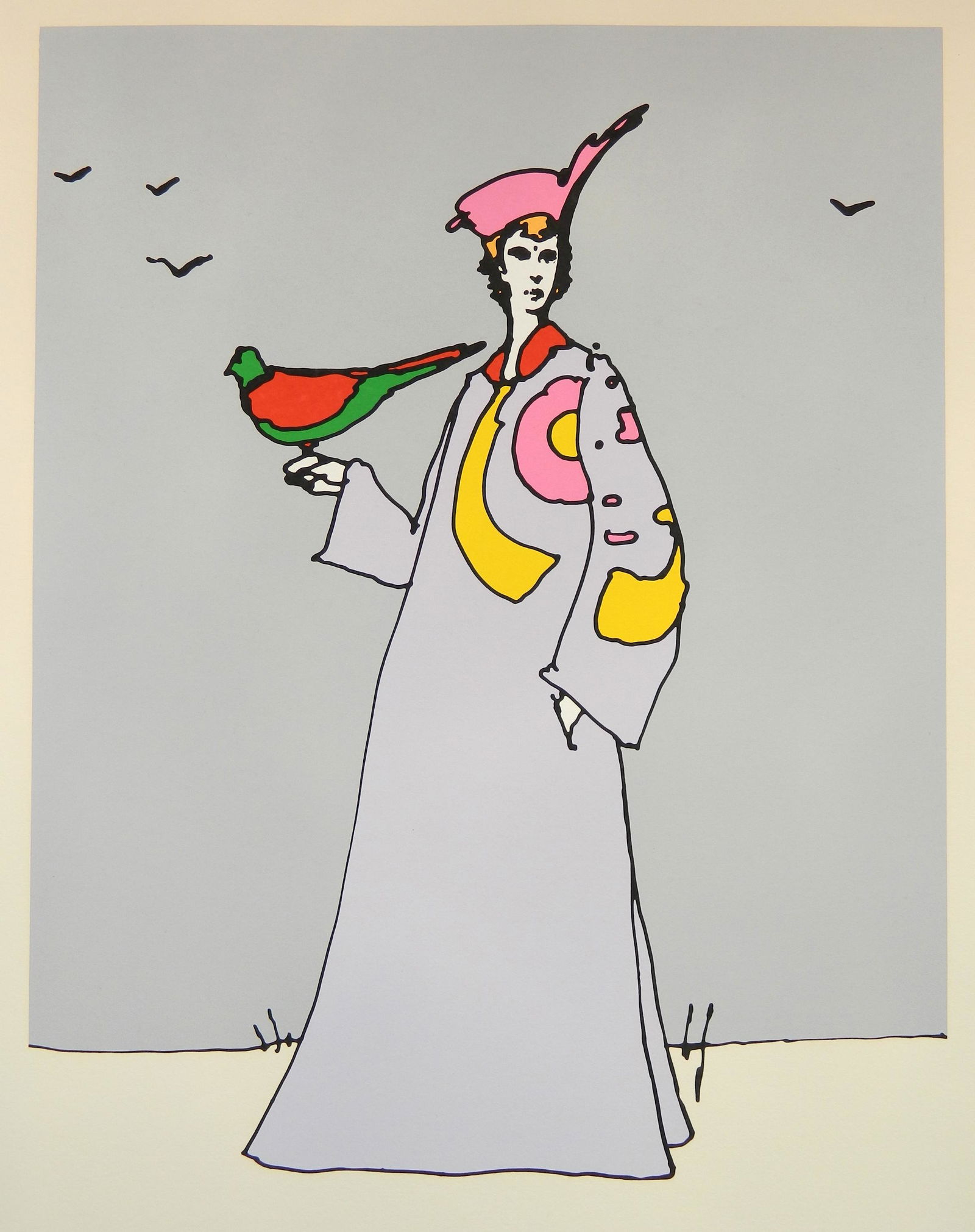 Peter Max silkscreen in color (1 of 4)