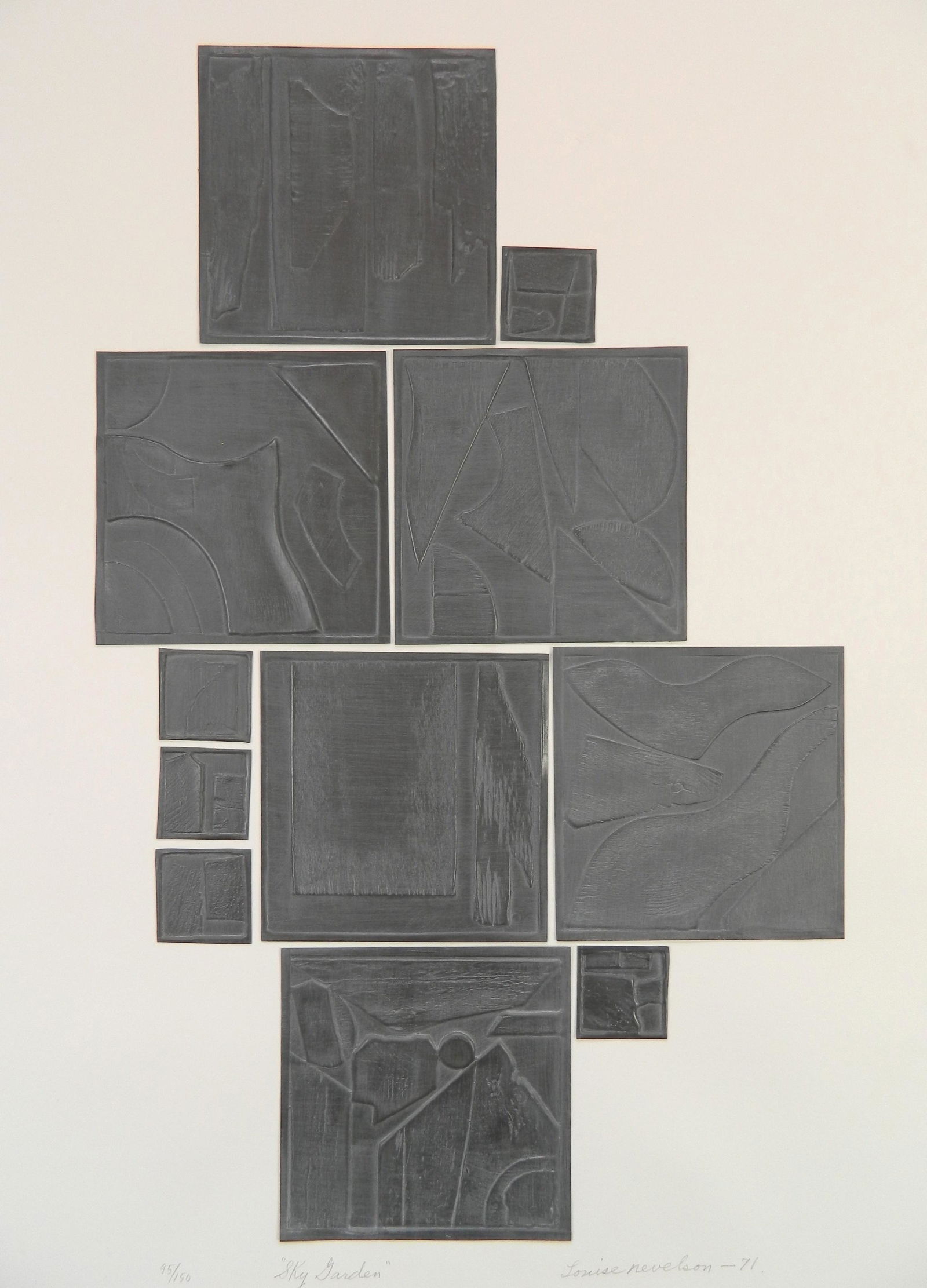 Louise Nevelson relief intaglio (1 of 5)