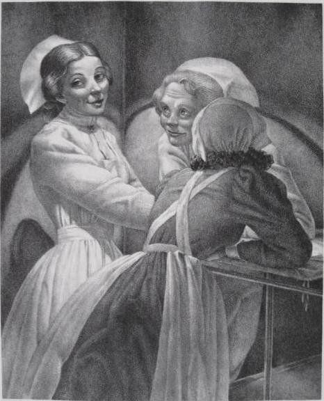 Krya Markham lithograph: Kyra Markham- ''And He Said''- lithograph, 1943, signed, dated titled and numbered 37/50 in pencil, very good condition. 12 x 9 7/8''