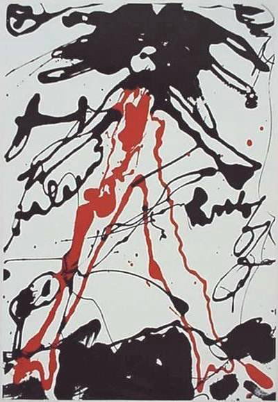 Claes Oldenburg silkscreen in colors: Claes Oldenburg- ''Striding Figure'' (Platzker 76)- silkscreen in colors, signed and annotated 'P. C. II' in pencil, workshop blind stamp lower right, screen printed verso lower center: 'Striding Figu