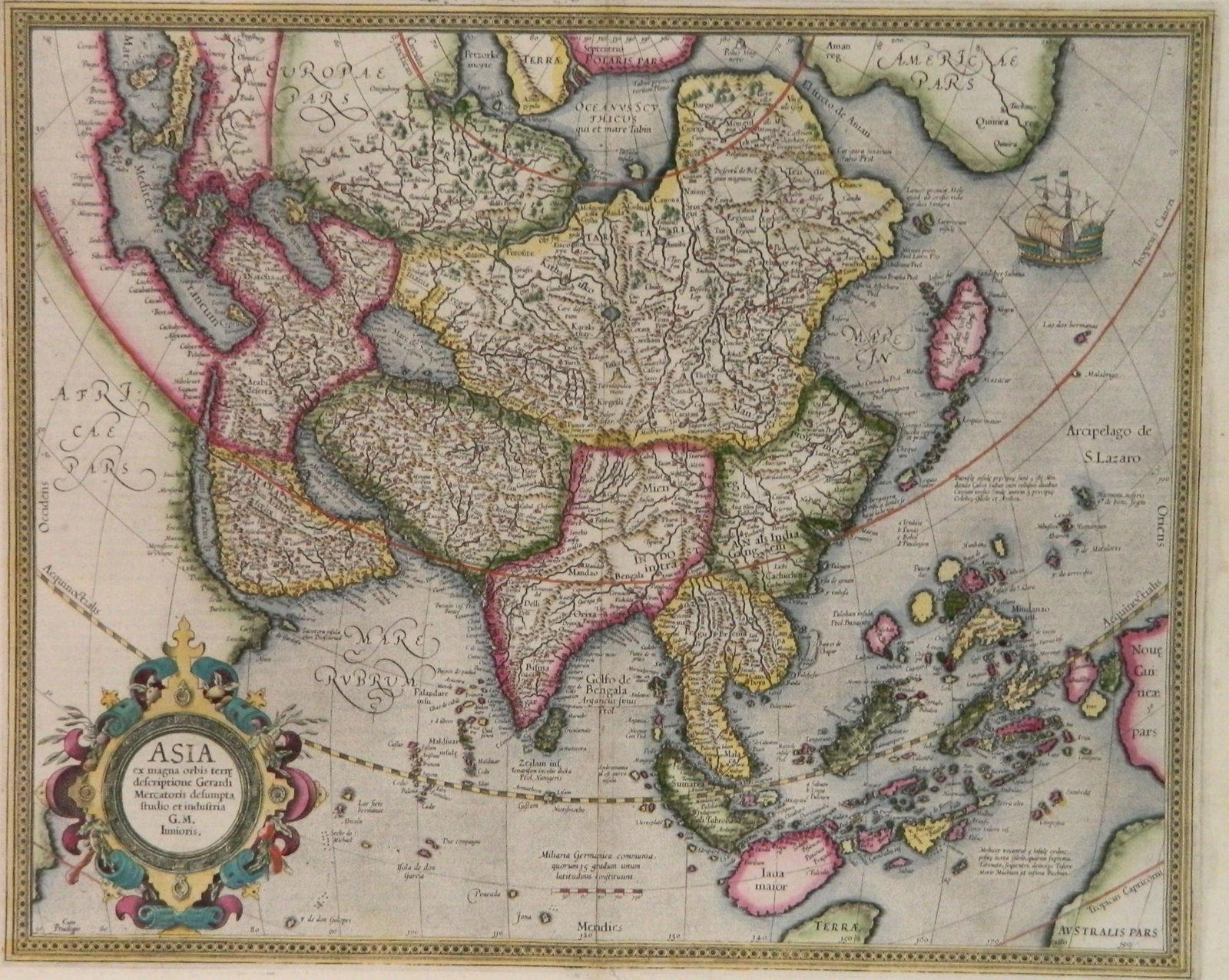 Mercator map of Asia (1 of 3)