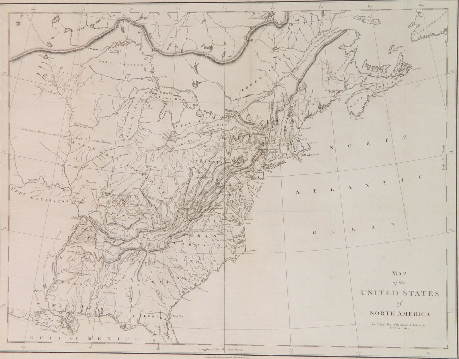 C. Volney map of the United States (1 of 3)