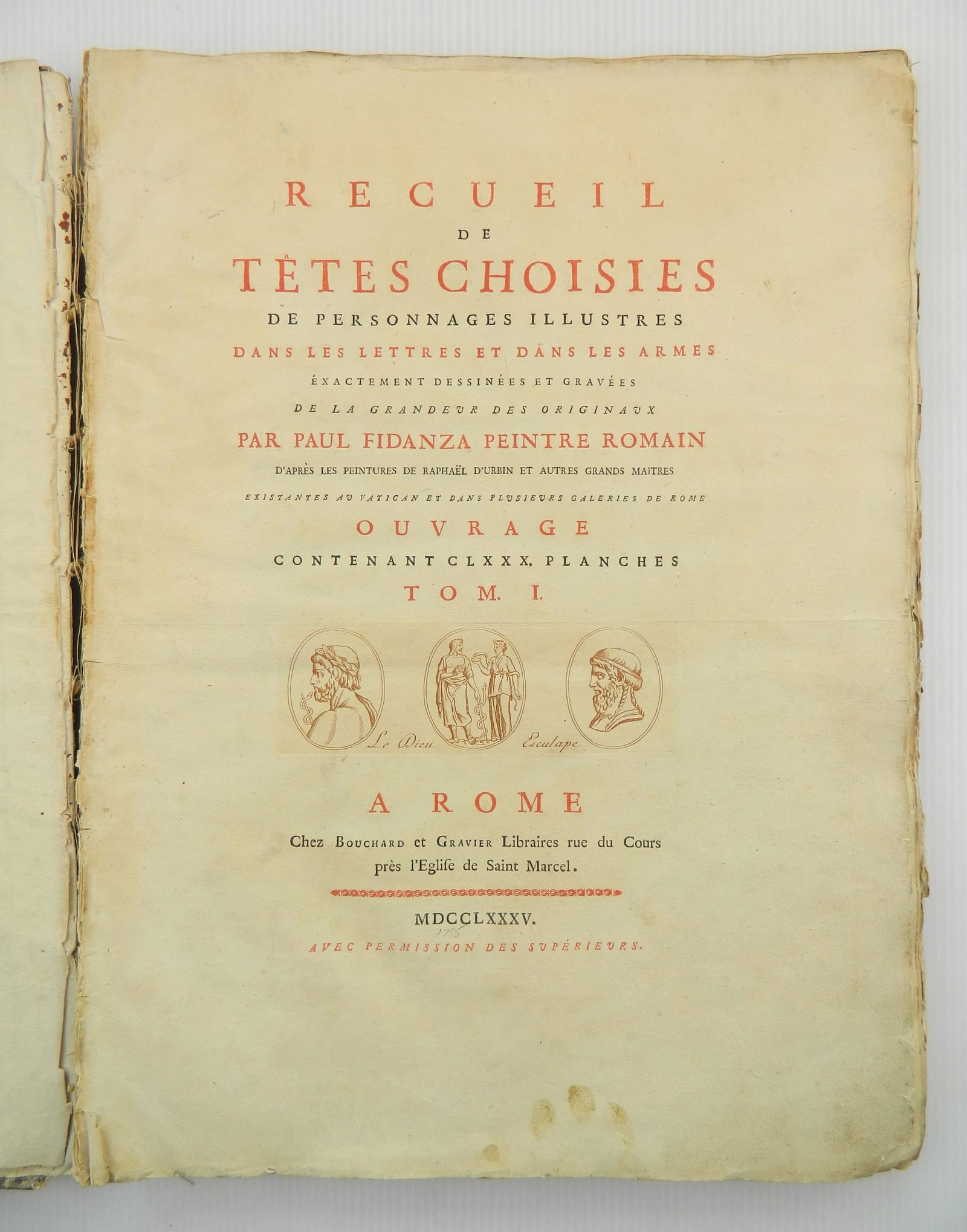 Recueil de Tetes Choisies de Personnages Illustres (1 of 9)