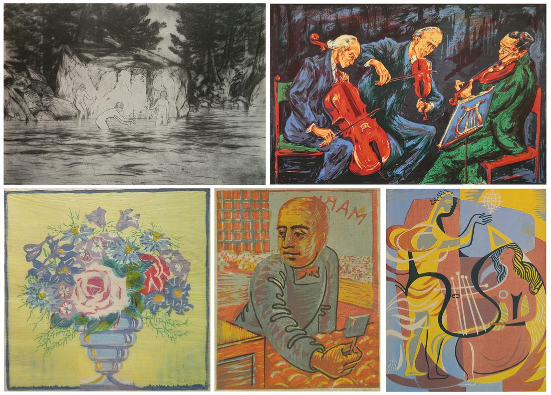 4 American and 1 European prints (1 of 15)