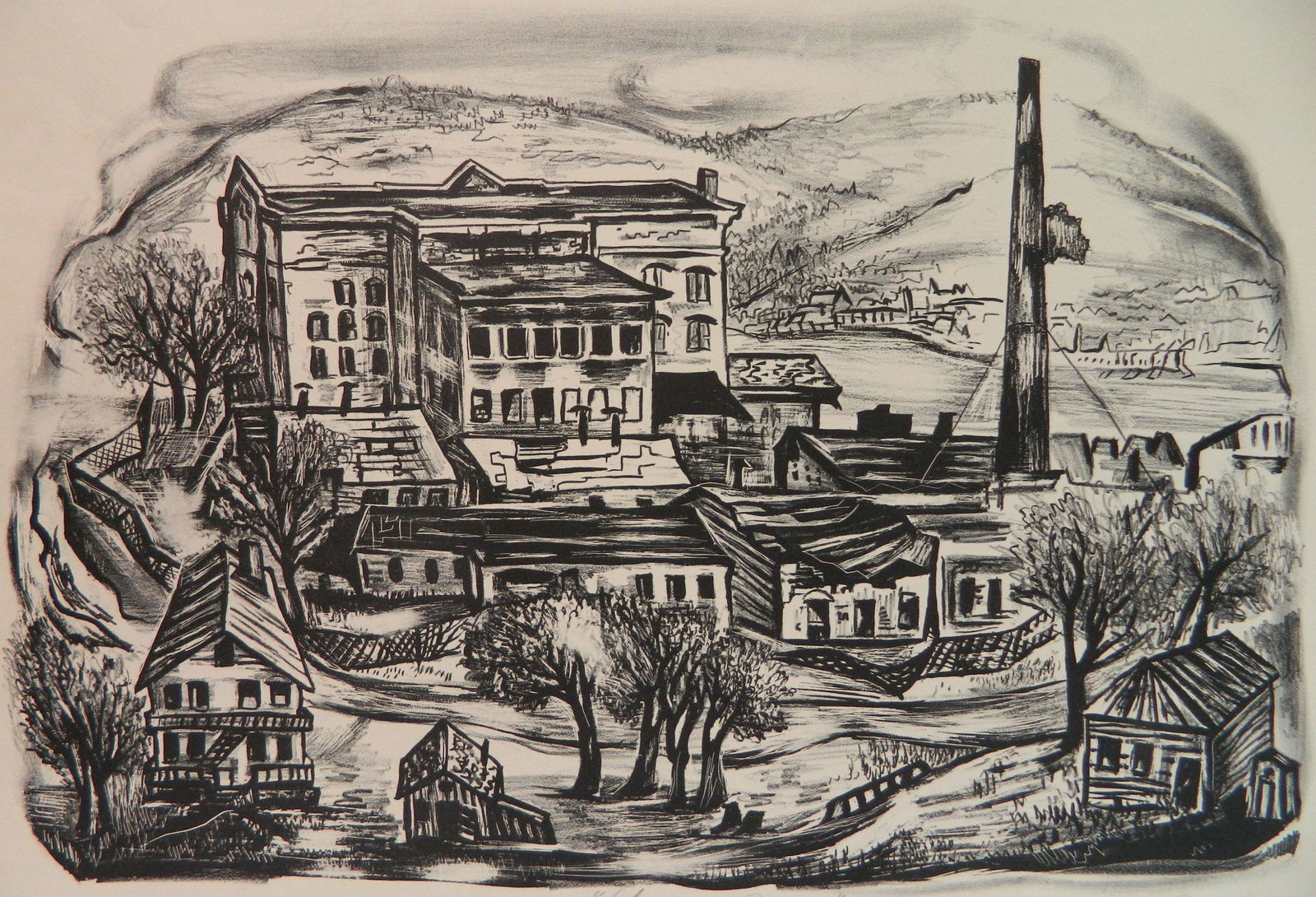 Lillian Adelman lithograph (1 of 4)