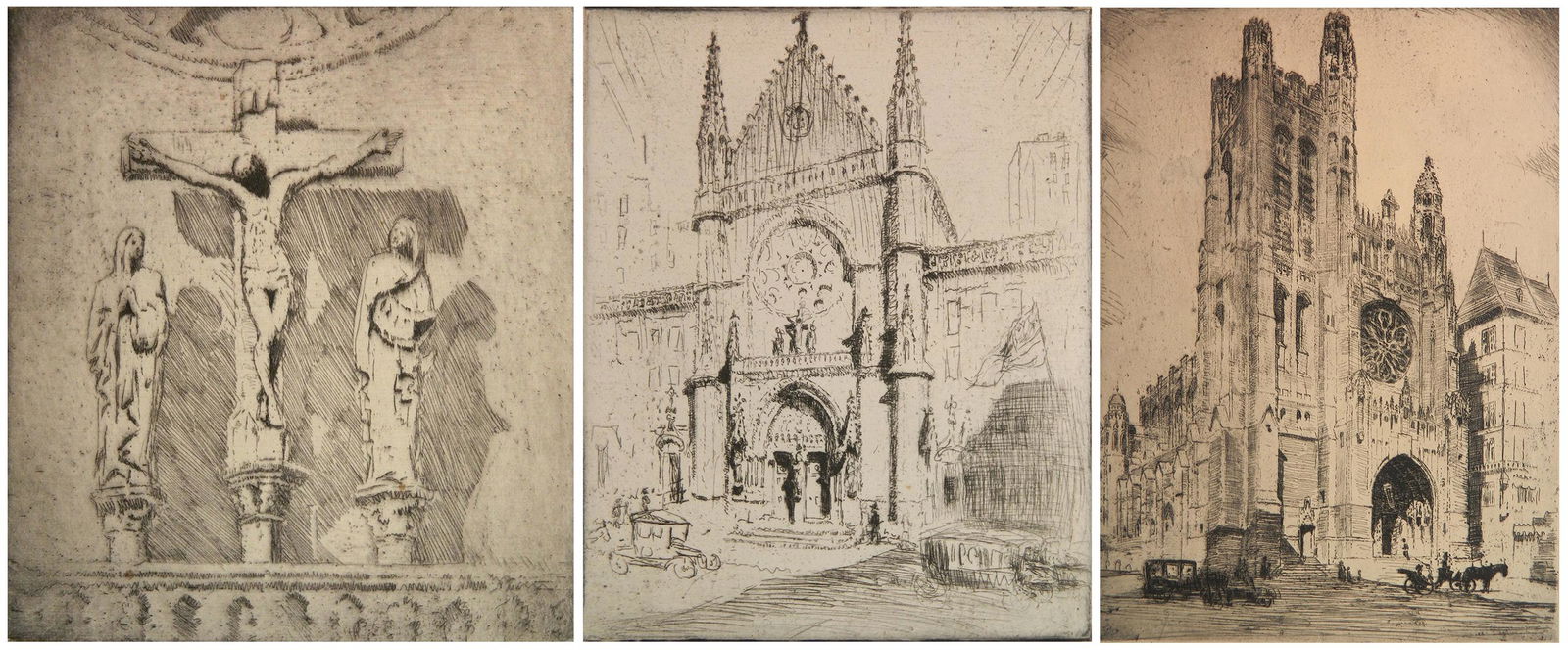 3 Anne Goldthwaite etchings (1 of 13)