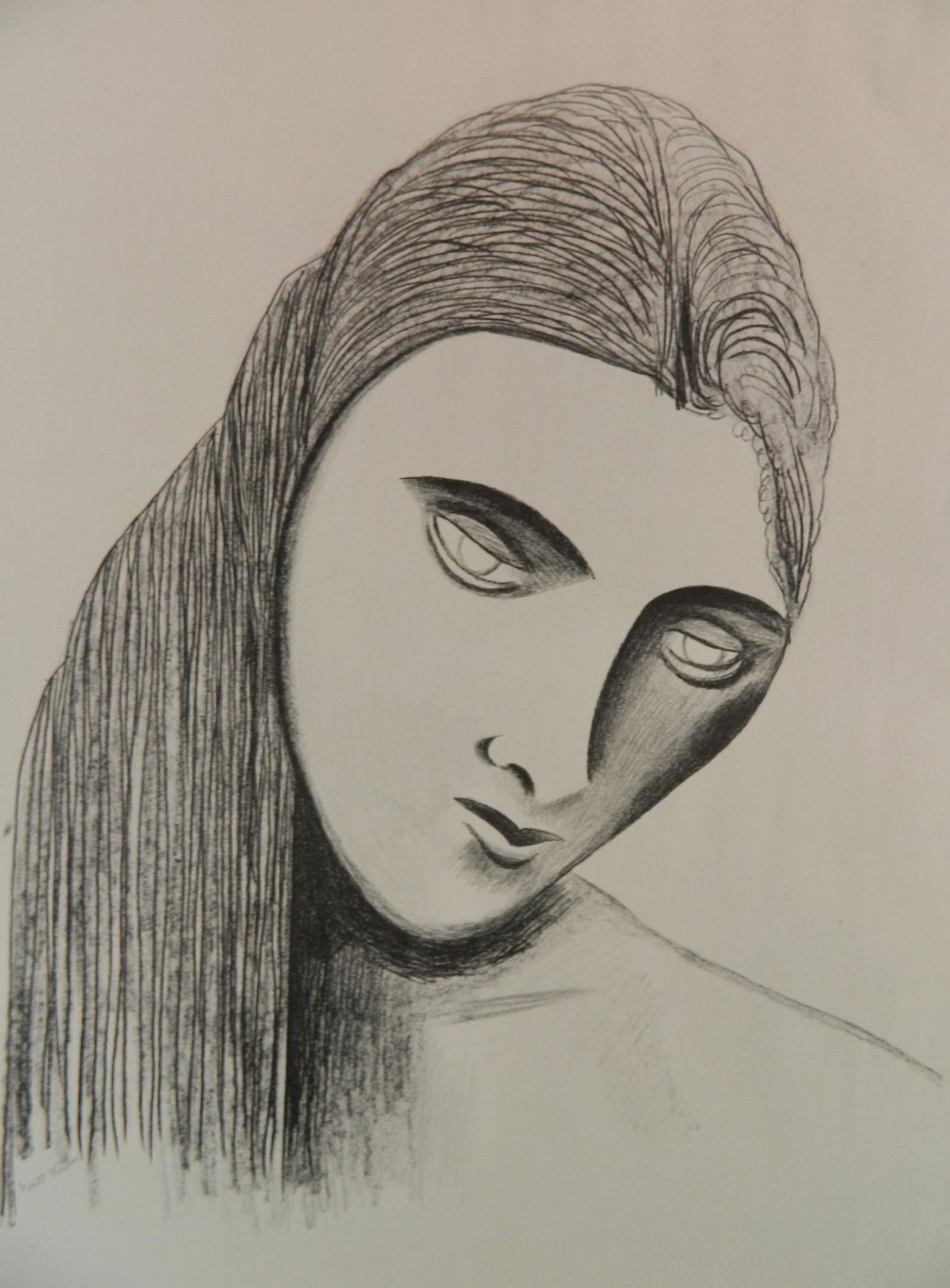 Walt Kuhn lithograph (1 of 4)