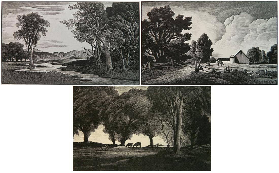 3 Thomas Nason wood engravings (1 of 13)
