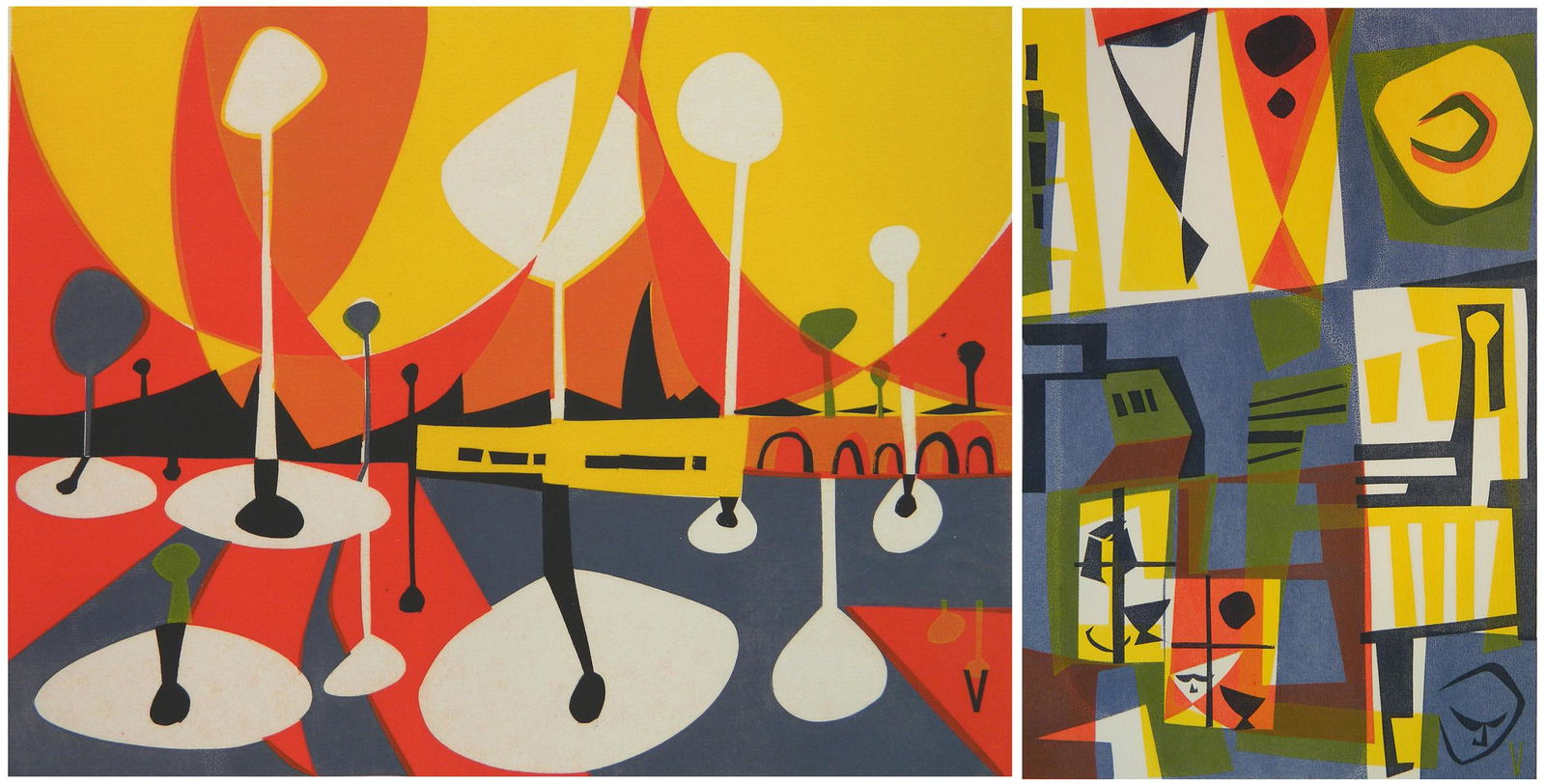 2 Patrick Vaccaro silkscreens (1 of 9)