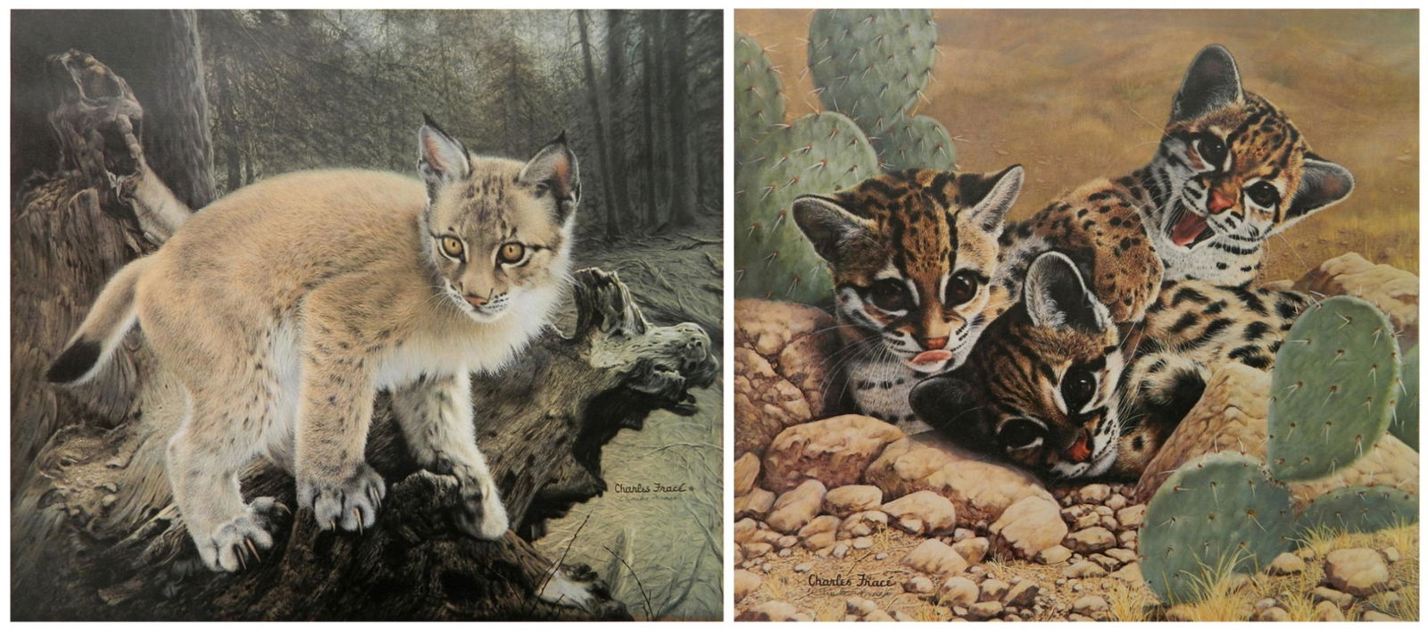 2 Charles Frace chromolithographs (1 of 7)