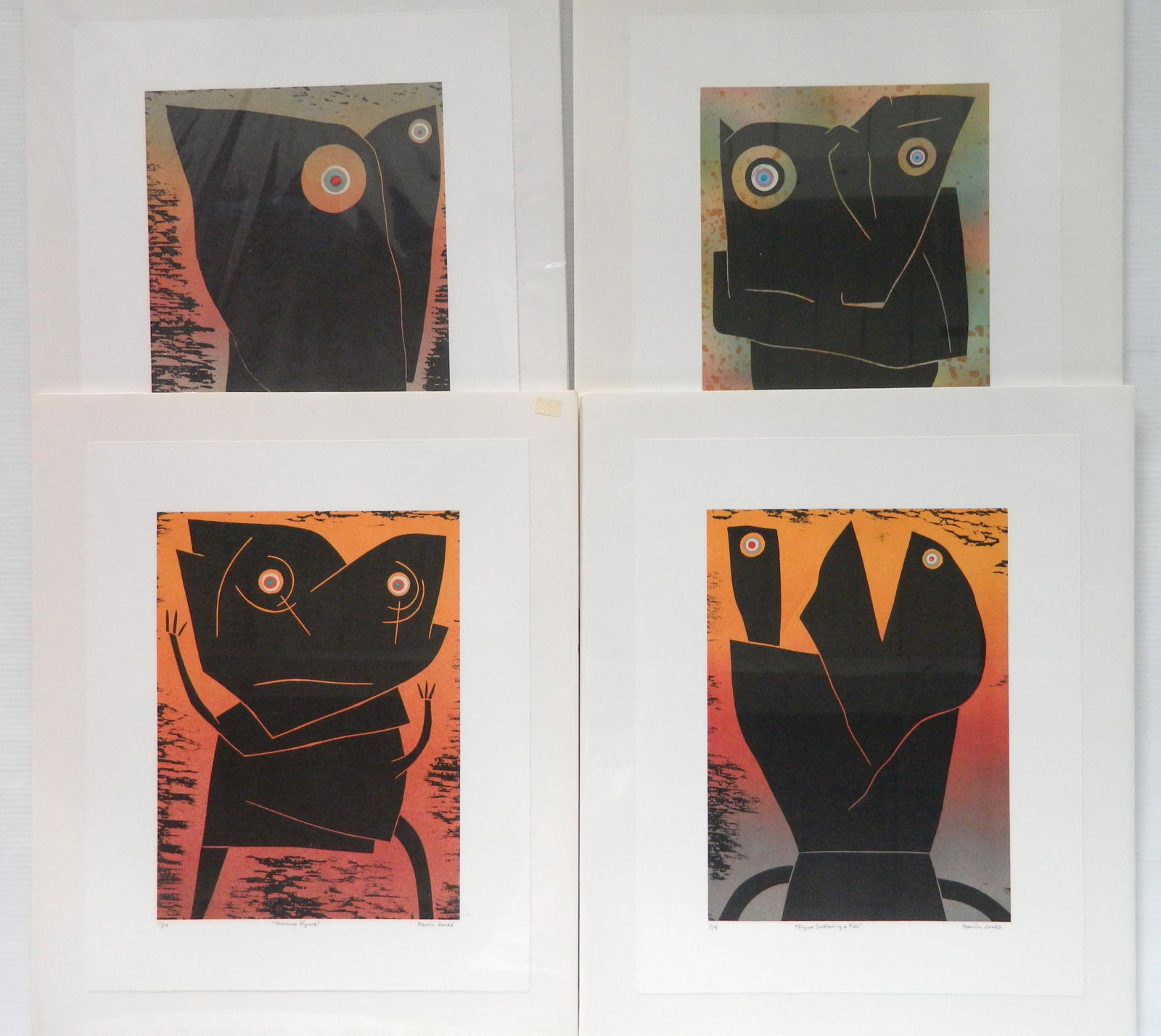 Marvin Jones 4 relief prints (1 of 7)