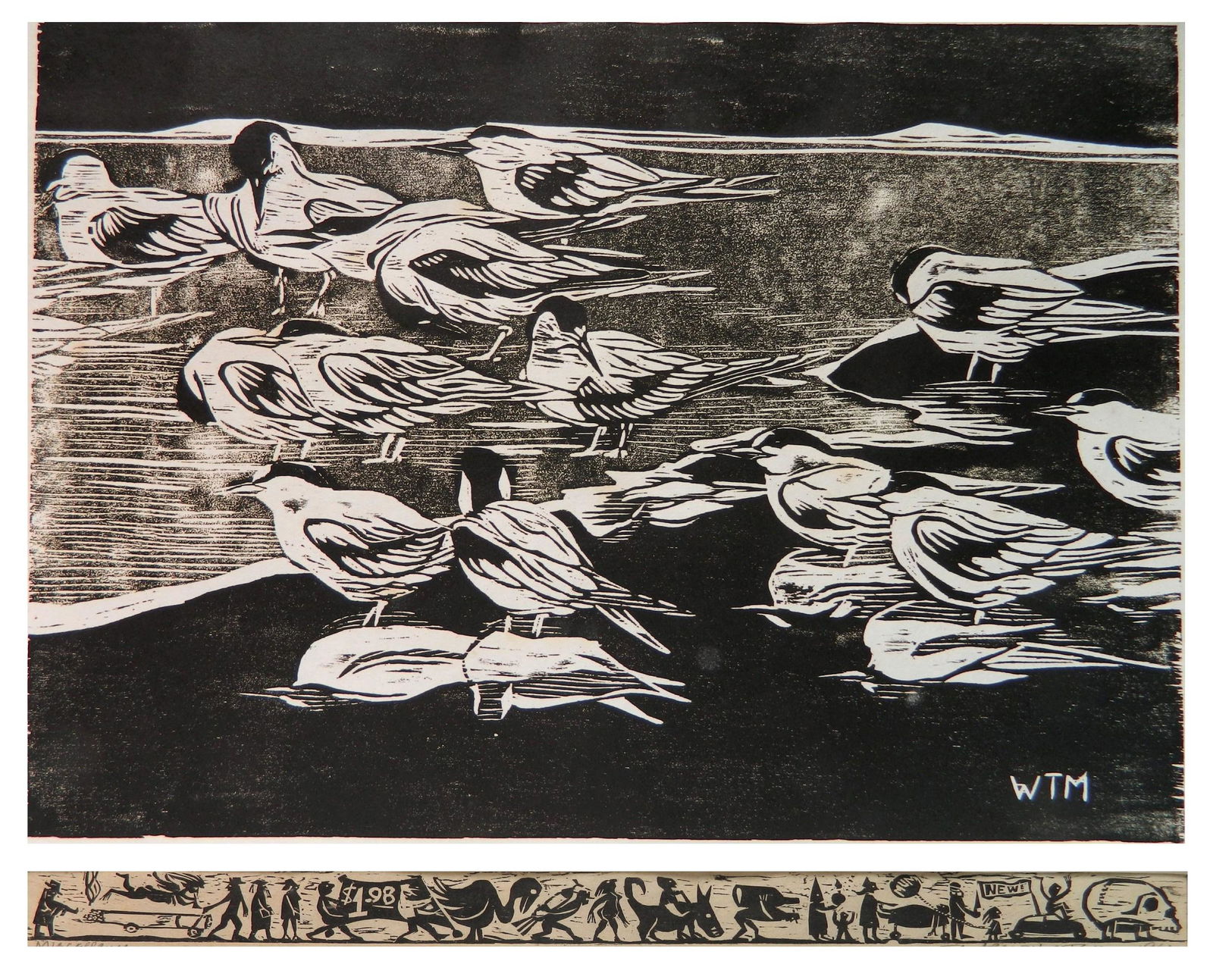 Walter Matia woodcut (1 of 8)