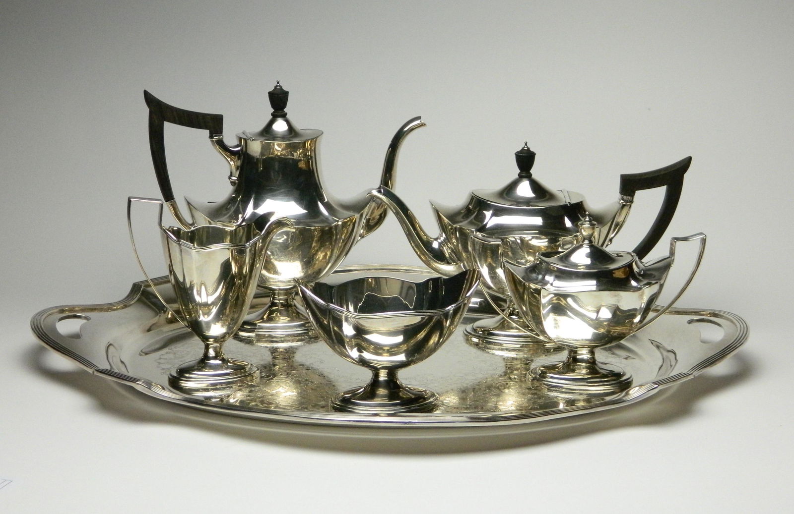 Gorham sterling silver tea service (1 of 4)