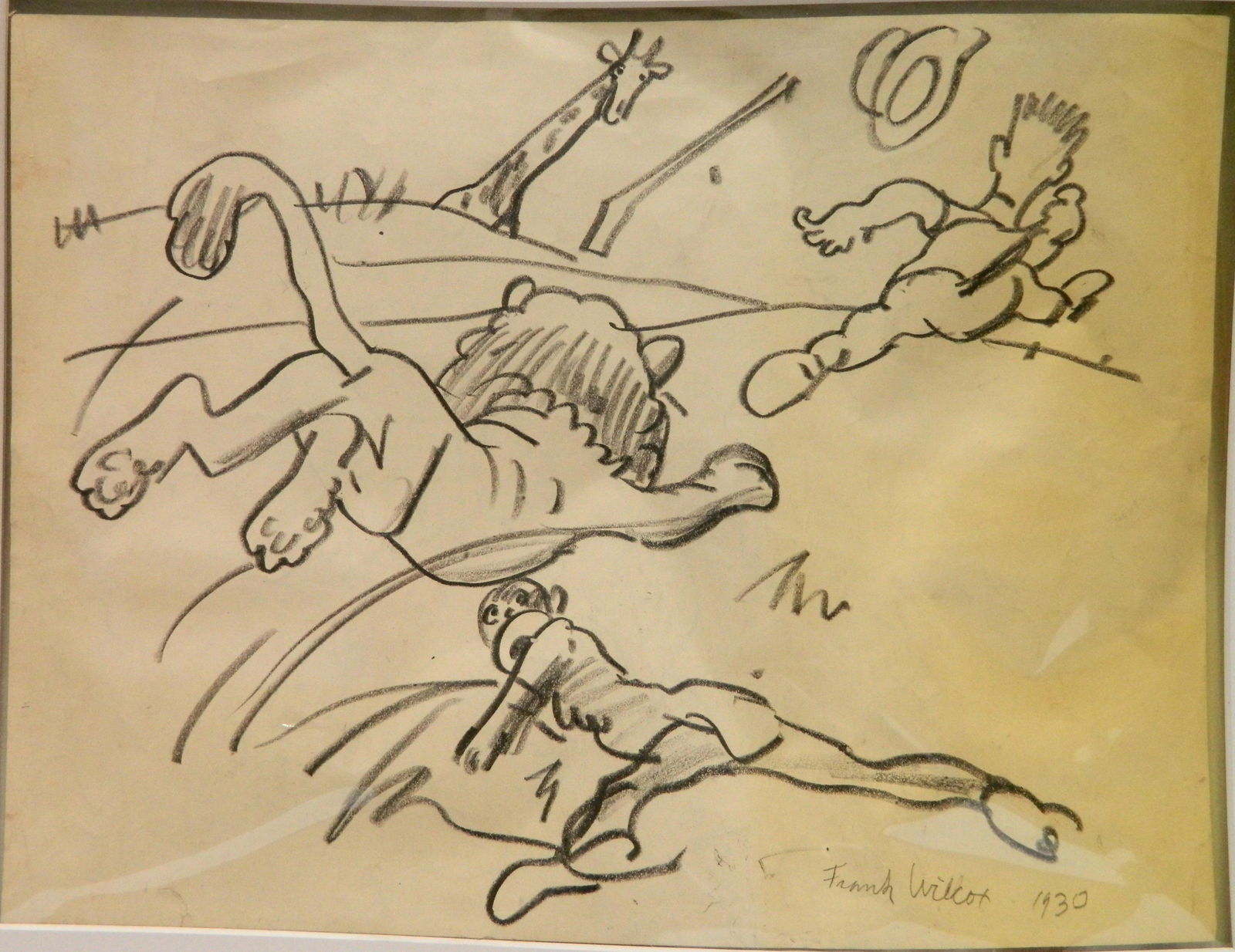 Frank Wilcox graphite drawing (1 of 5)