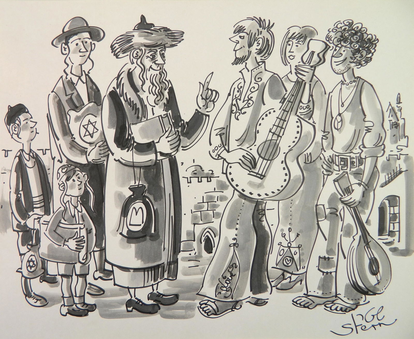 Yossi Stern marker on paper (1 of 4)