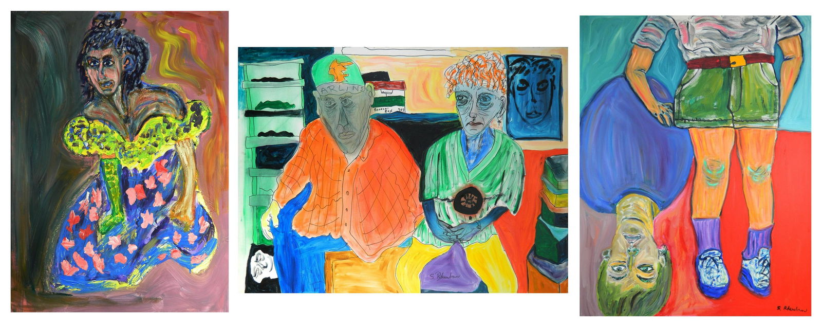 Sid Rheuban 3 acrylics (1 of 6)