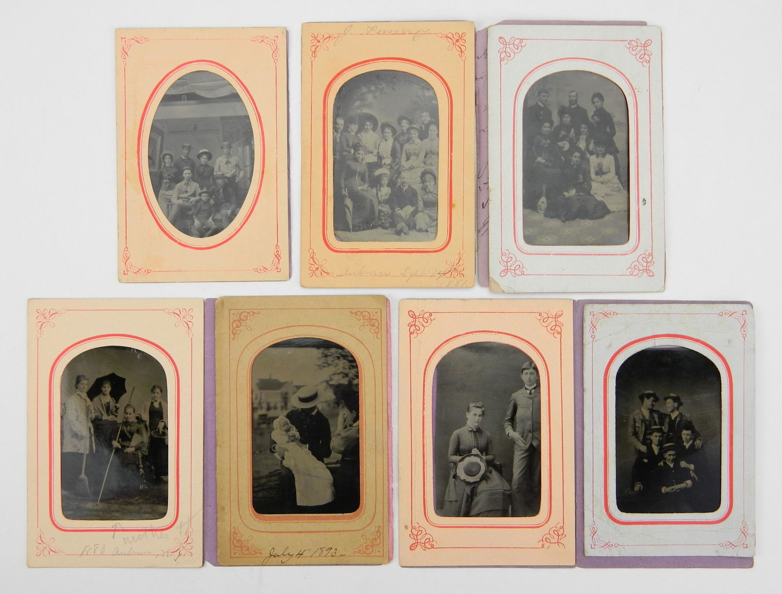 7 19th c tin types (1 of 5)