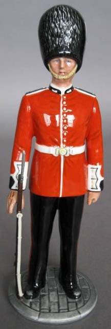 Royal Doulton Porcelain Figurine: Royal Doulton Porcelain Figurine- ''The Guardsman'' HN 2784, designed by William K. Harper, issued 1992-1995, very good condition. 9 3/4'' Provenance: Whitley collection