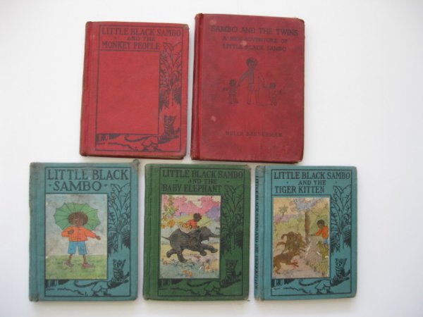 5 Little Black Sambo books: 5 Little Black Sambo books, 1935-36- 4 by Ver Beck, Frank, and published by Platt & Munk. Inc., NY: ''Little Black Sambo & The Tiger Kitten'' (Platt & Monk Co, NY); ''Little Black Sambo'' (); ''Little