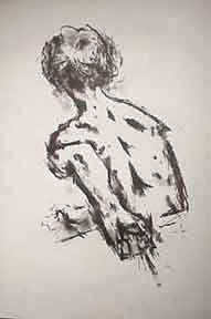 Jack Levine lithograph: Jack Levine- ''Torso of David'' (Prescott 63)- lithograph, 1977, signed and numbered 96/100 in pencil, very good condition. 18 x 11''
