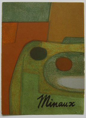 Andre Minaux lithographs: Andre Minaux- Untitled- 4 lithographs in colors as published in books, very good condition. 10 1/4 x 7 1/2''