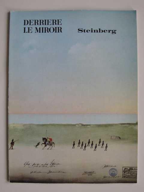 Rebeyrolle, Steinberg- 4 lithographs- 2 DLMs: Paul Rebeyrolle- 2 lithographs, Derriere Le Miroir, vol.no.202, 1973; together with Steinberg- 2 lithographs, Derriere Le Miroir, vol.no.192, 1971, both issues reasonably worn, edges and corners bumpe