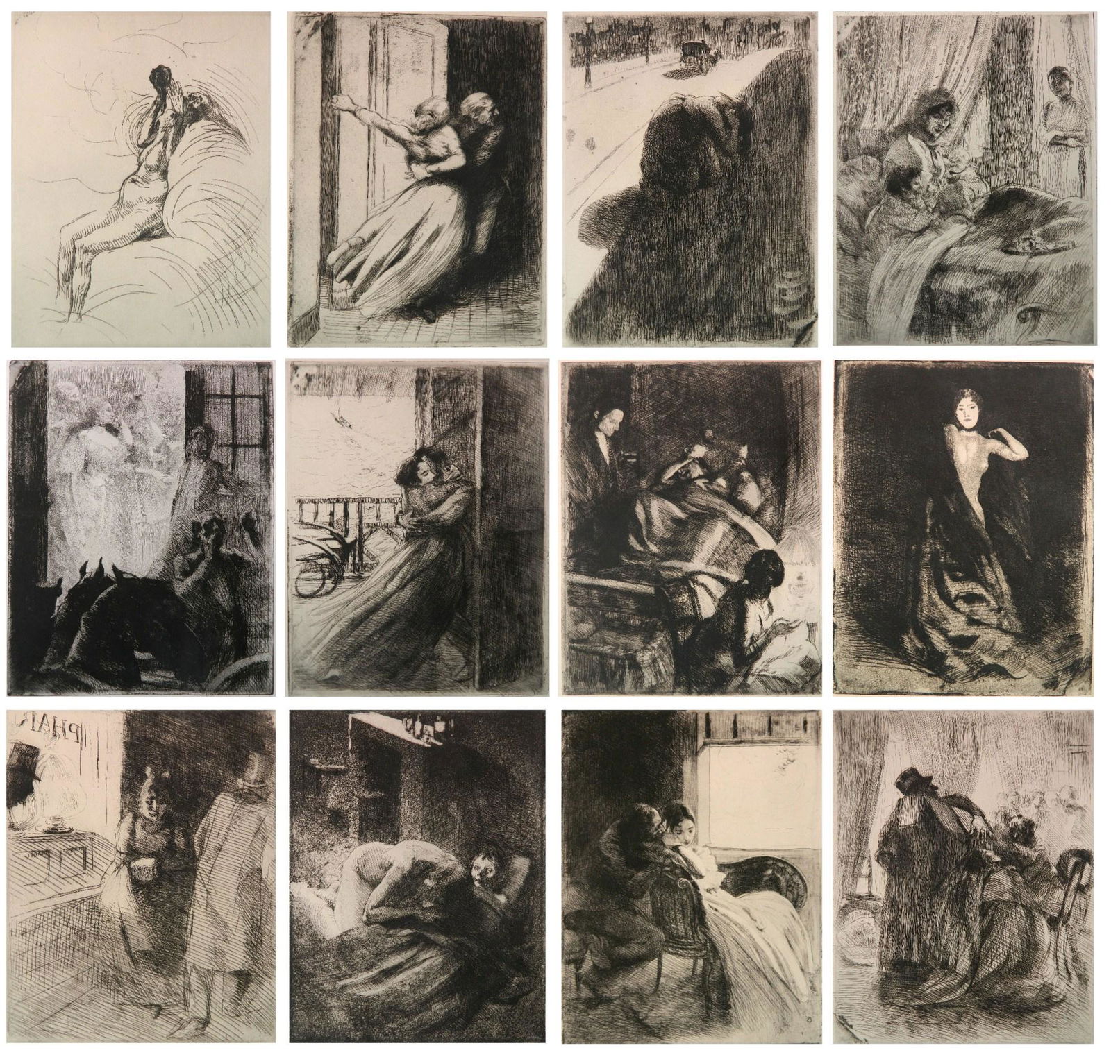 Albert Besnard ''La Femme'' etchings (1 of 15)