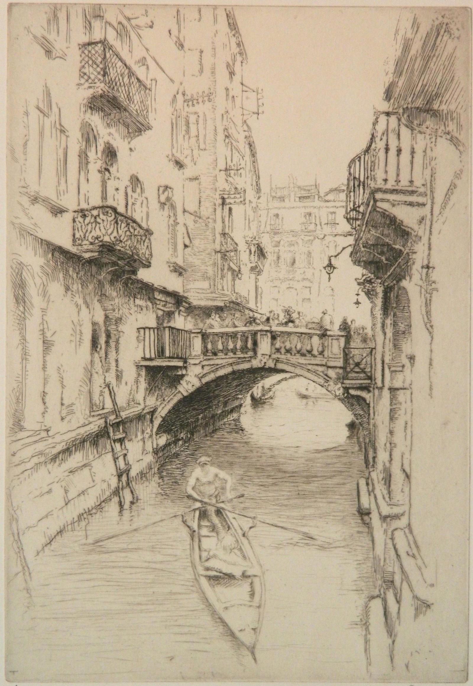 Edgar Chahine etching (1 of 4)