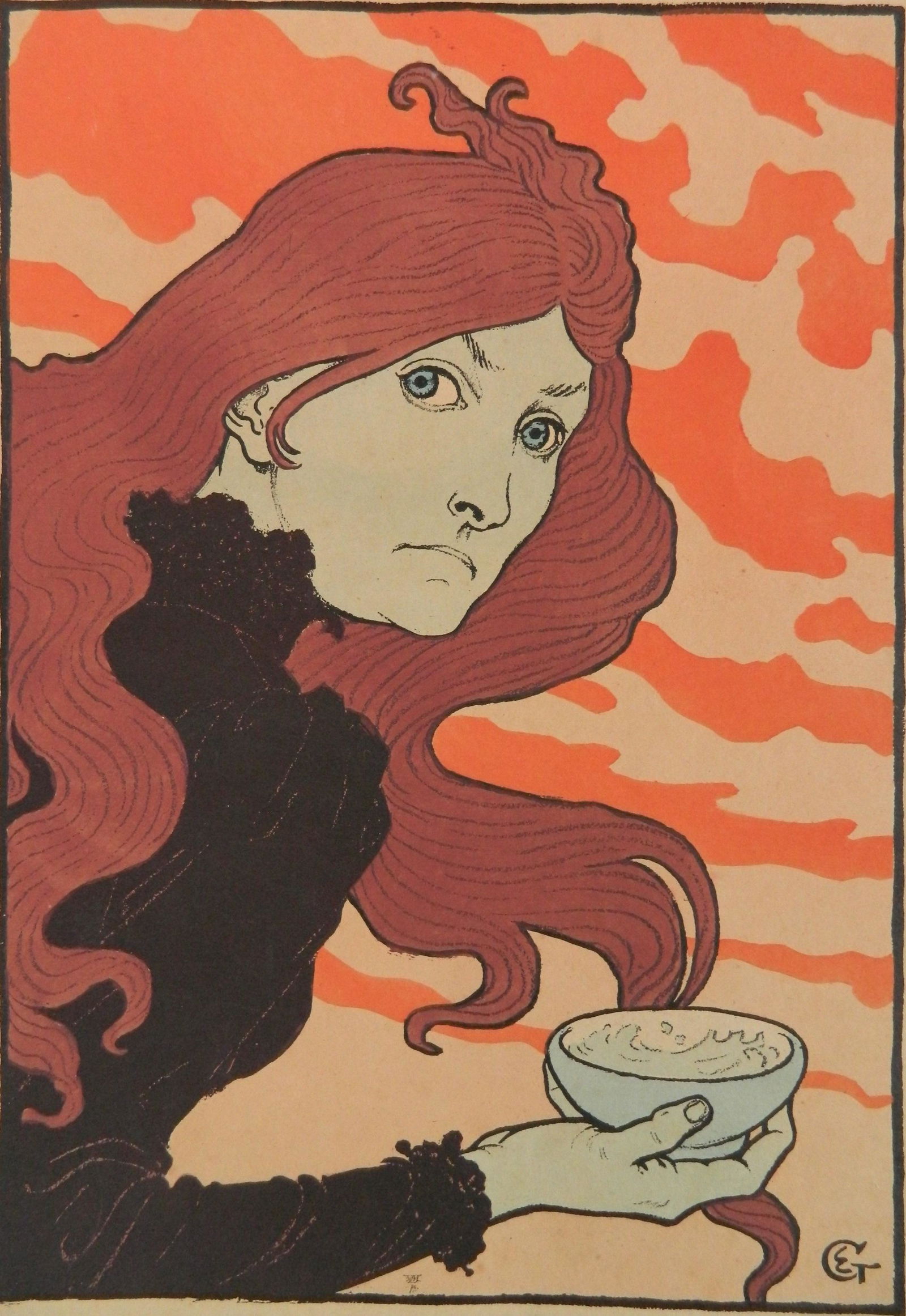 Eugene Grasset lithograph (1 of 4)