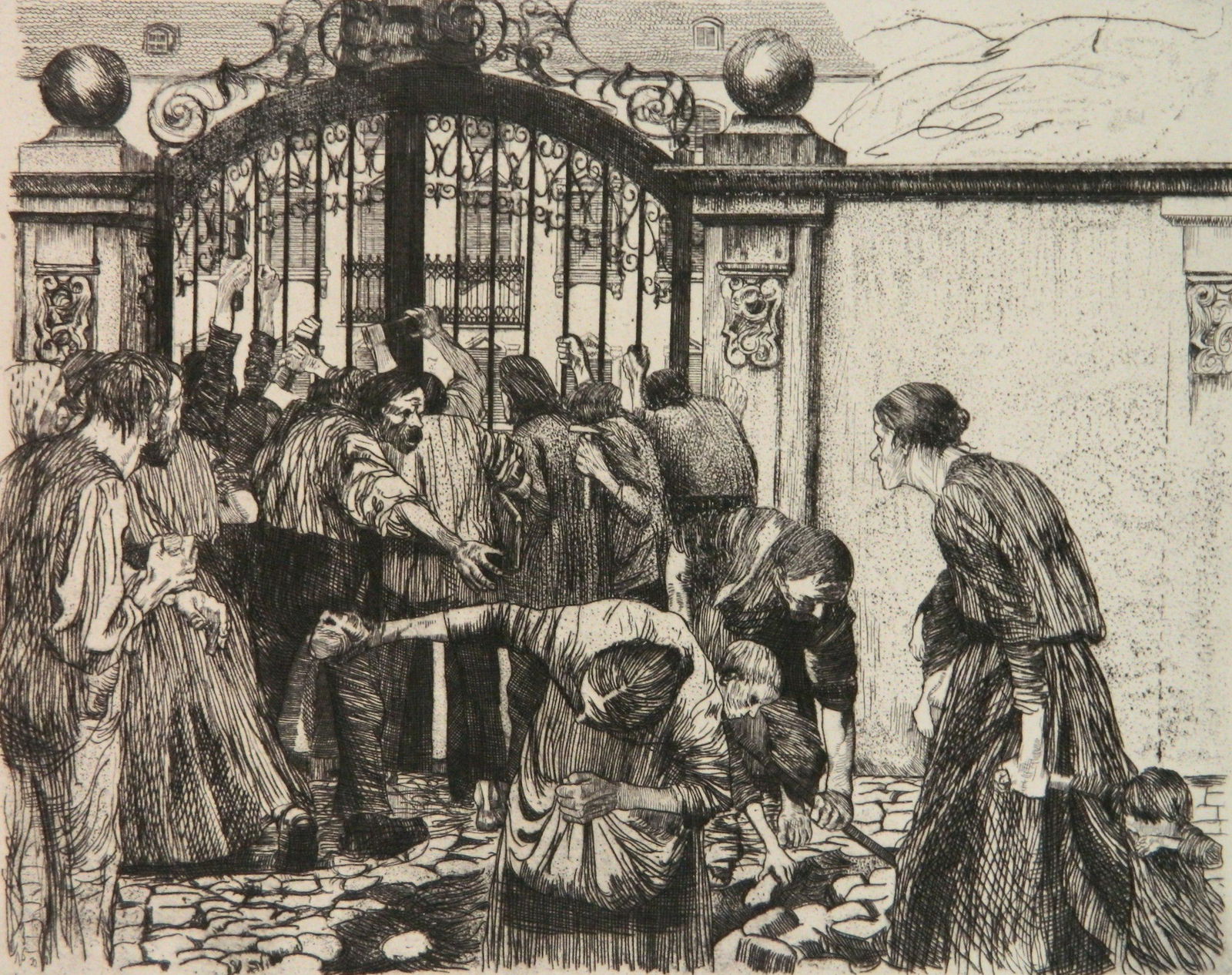 Kathe Kollwitz etching (1 of 3)