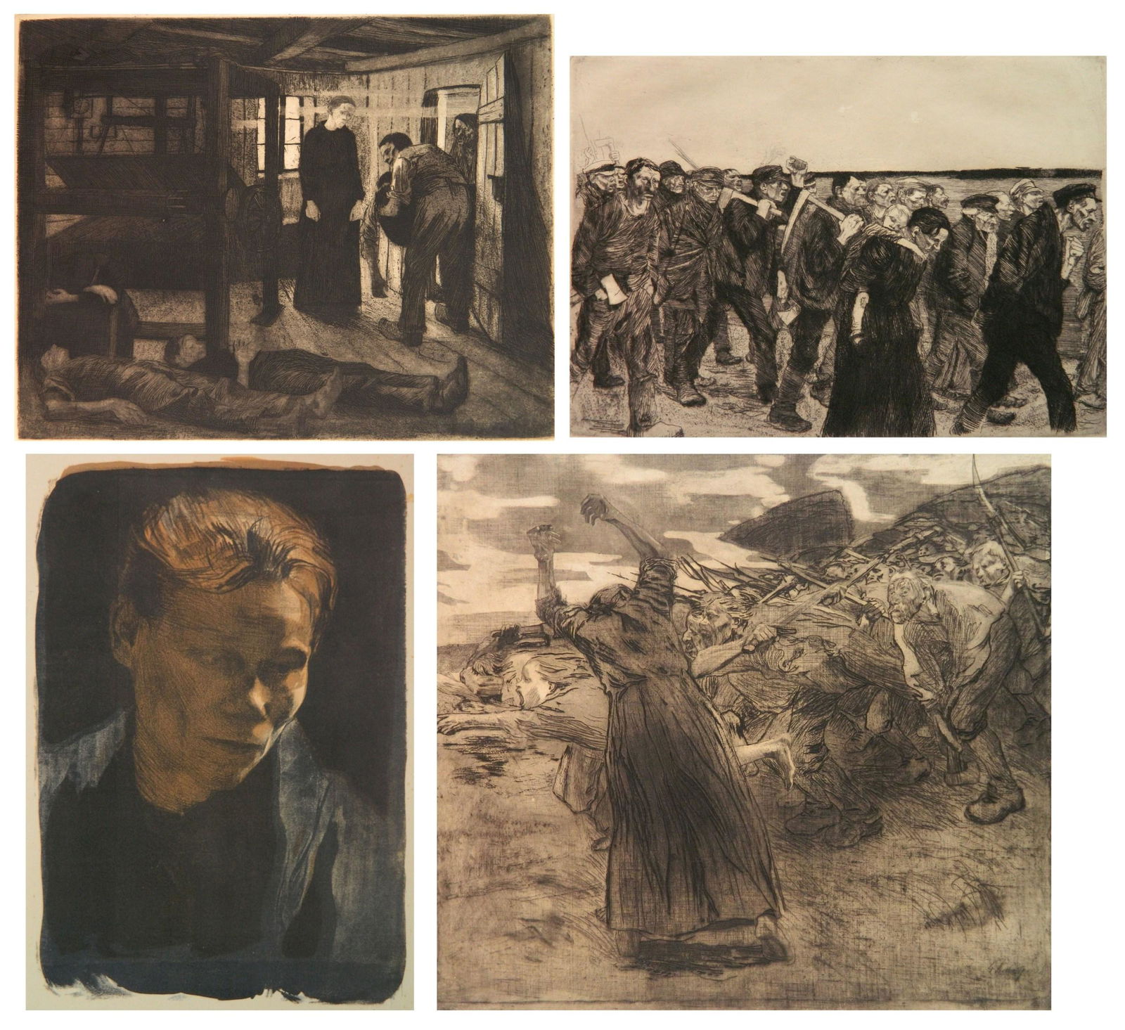 4 Kathe Kollwitz prints (1 of 9)
